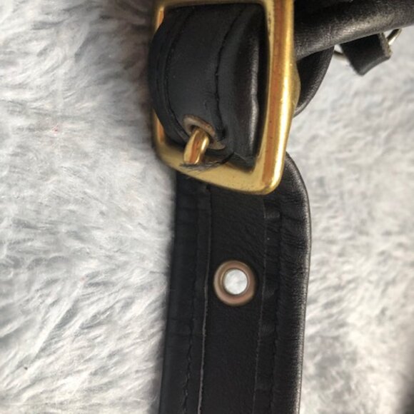 Vintage Coach Maggie 9019 Black Duffle Crossbody Purse - Picture 9 of 15